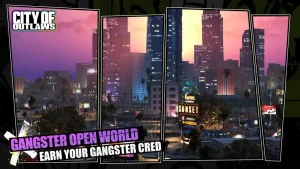 بازی City of Outlaws مشابه GTA برای موبایل
