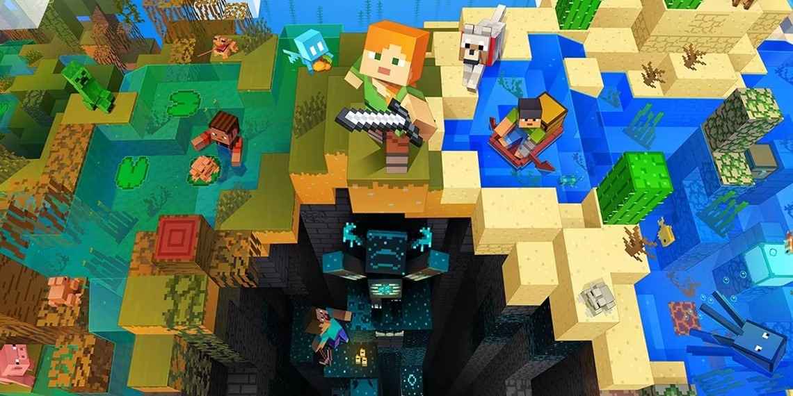 بازیکن Minecraft عمارت باورنکردنی در بازی می سازد