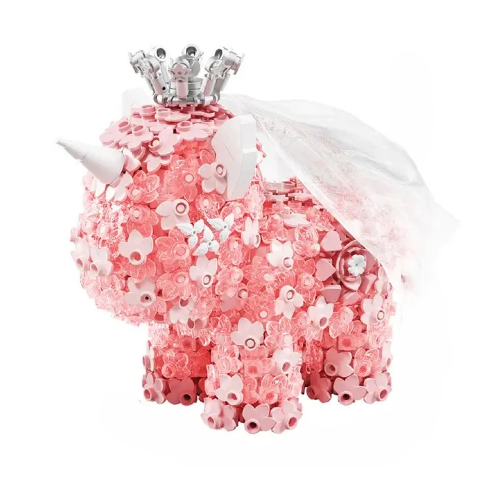 لگو تک‌شاخ صورتی