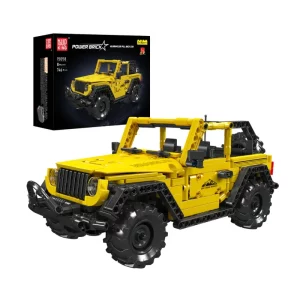 بازی فکری برای 12 سال پسرانه و دخترانه: لگو عقب کش جیپ Wrangler