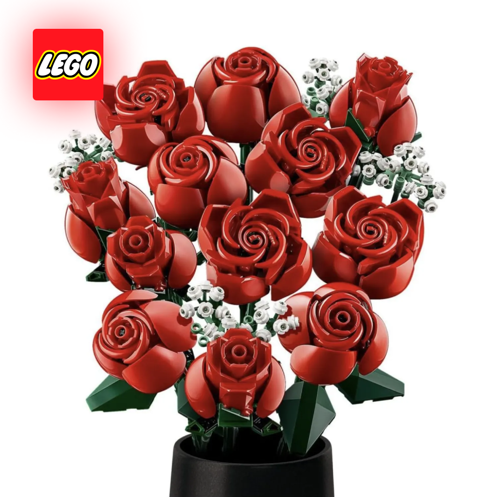 لگو دسته گل رز